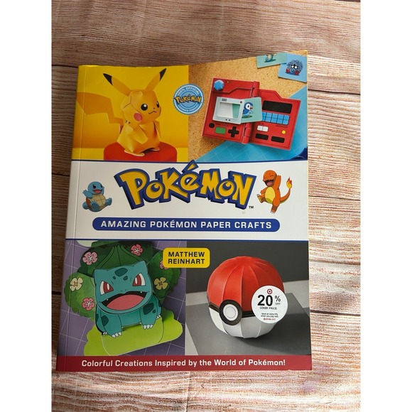 Pokemon Other - Pokémon paper crafts book